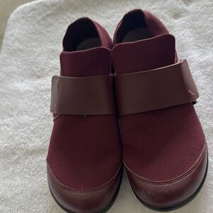 Algeria TRAQ Burgundy Slip-On Shoes
